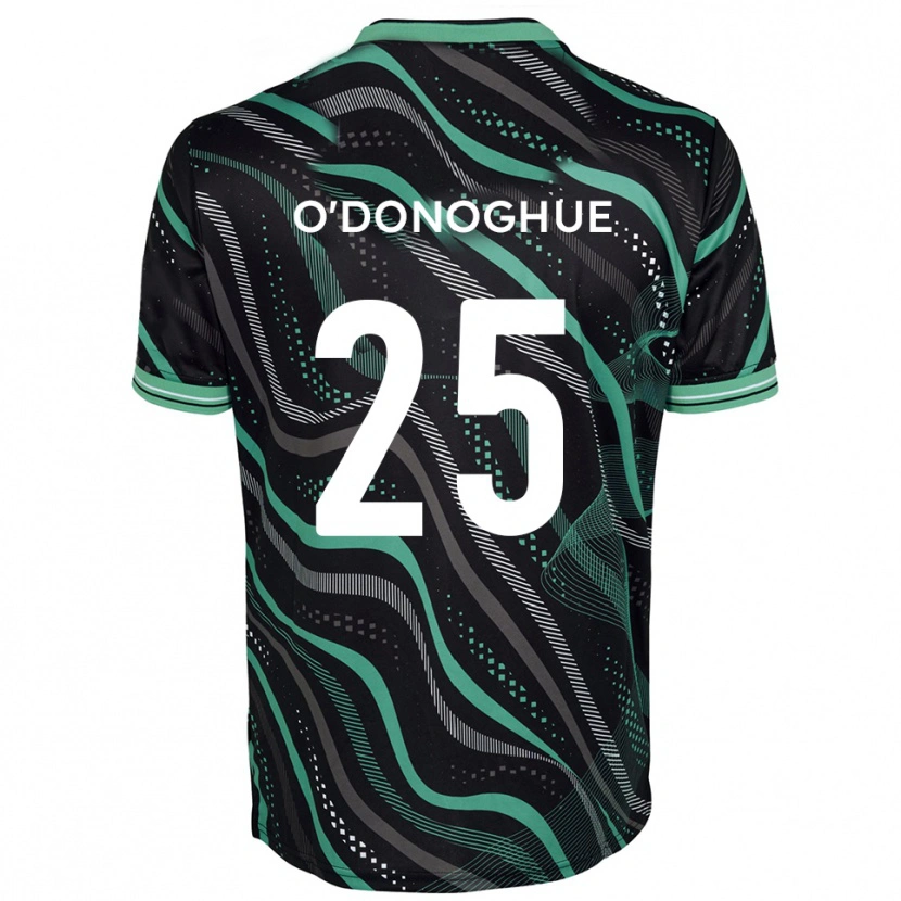 Danxen Men Freddie O'donoghue #25 Black Green Away Jersey 2025/26 T-Shirt