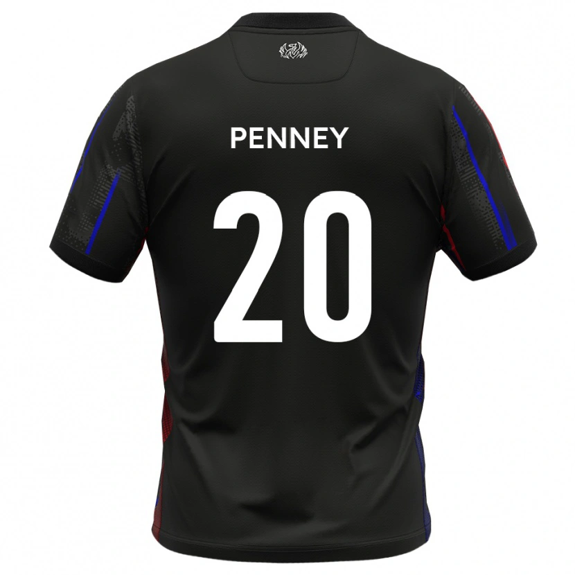 Danxen Men Matt Penney #20 Black Red Away Jersey 2025/26 T-Shirt
