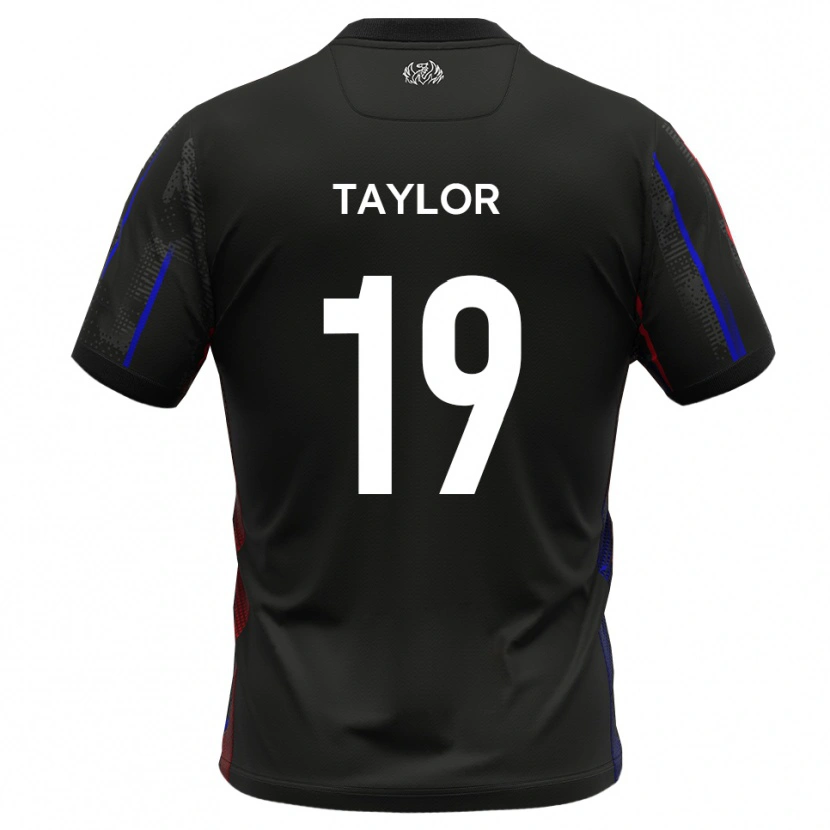 Danxen Men Archy Taylor #19 Black Red Away Jersey 2025/26 T-Shirt
