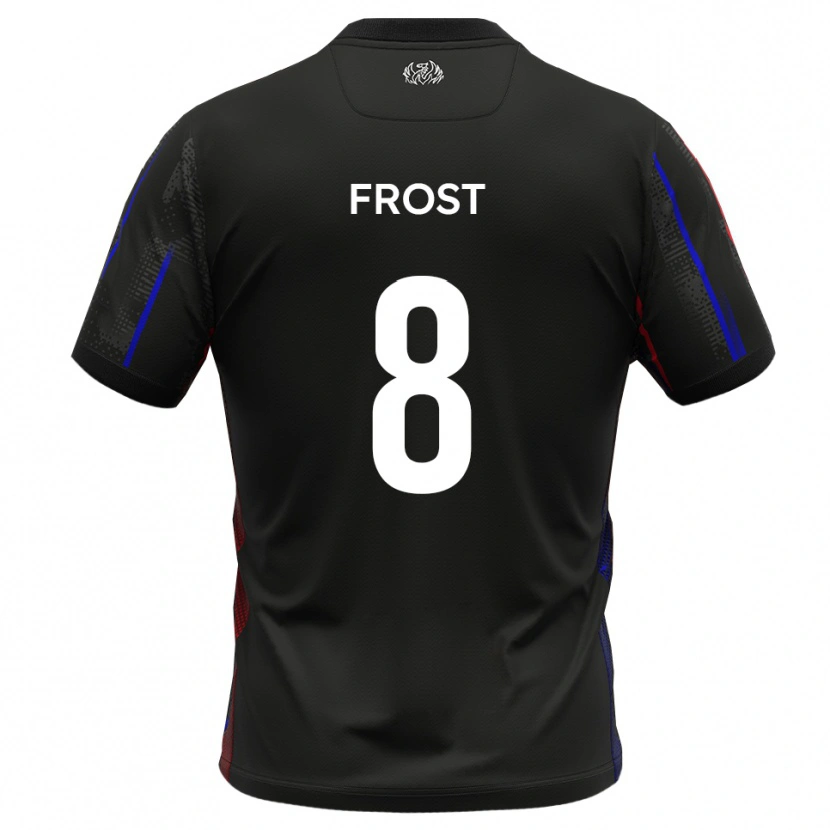 Danxen Men Tyler Frost #8 Black Red Away Jersey 2025/26 T-Shirt