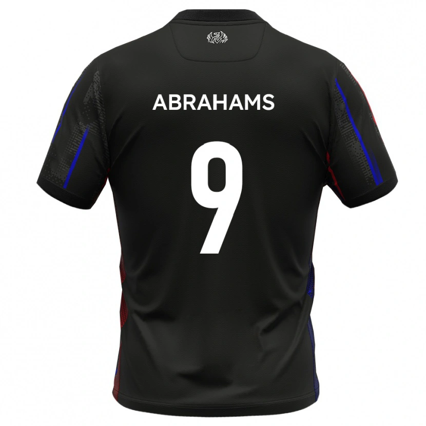 Danxen Men Tristan Abrahams #9 Black Red Away Jersey 2025/26 T-Shirt
