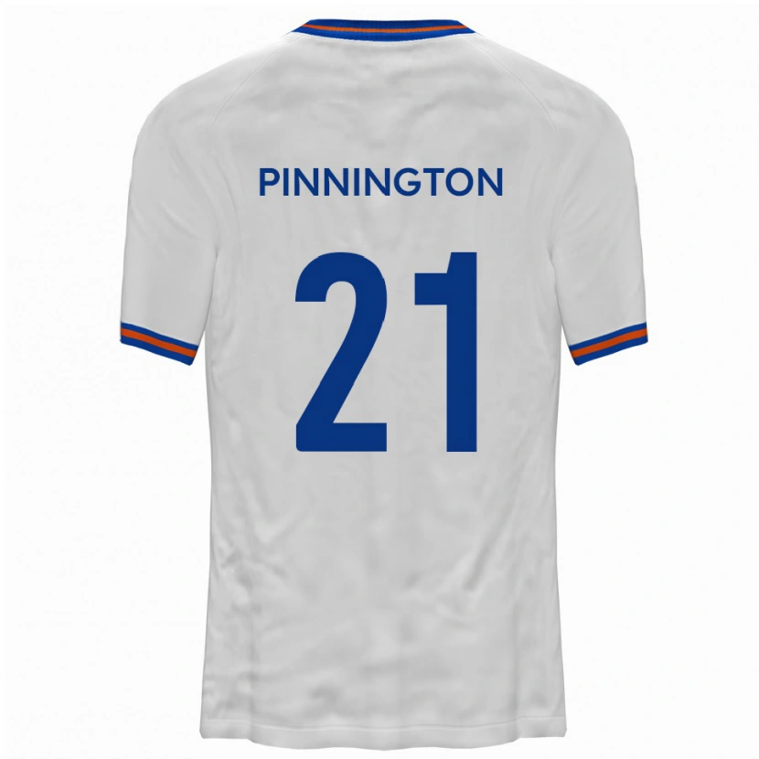 Danxen Men Jacob Pinnington #21 White Blue Away Jersey 2025/26 T-Shirt