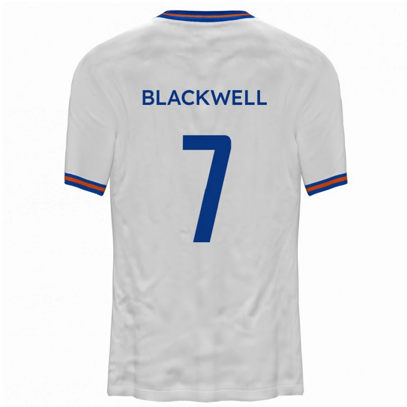 Danxen Men Tom Blackwell #7 White Blue Away Jersey 2025/26 T-Shirt