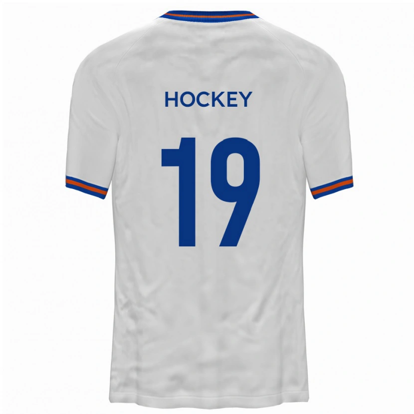 Danxen Men Freddie Hockey #19 White Blue Away Jersey 2025/26 T-Shirt