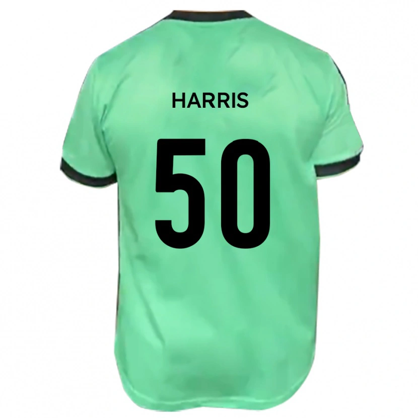 Danxen Men Archie Harris #50 Turquoise Black Away Jersey 2025/26 T-Shirt