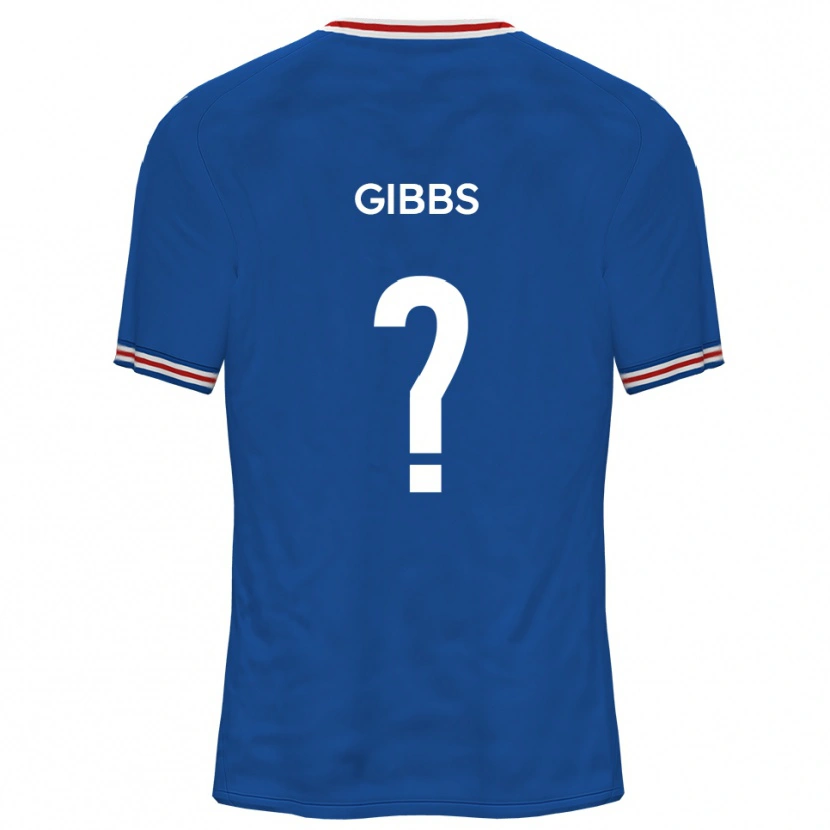 Danxen Men Ruby Gibbs #0 Dodger Blue Away Jersey 2025/26 T-Shirt