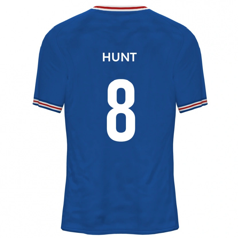 Danxen Men Alex Hunt #8 Dodger Blue Away Jersey 2025/26 T-Shirt