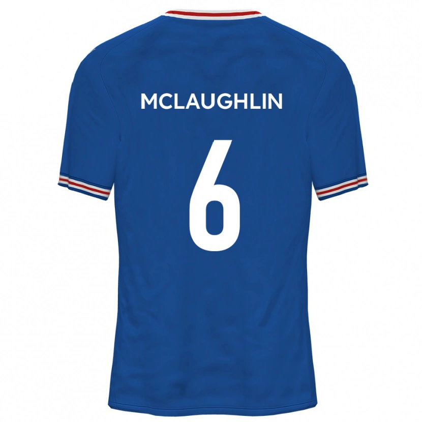 Danxen Men Paddy Mclaughlin #6 Dodger Blue Away Jersey 2025/26 T-Shirt