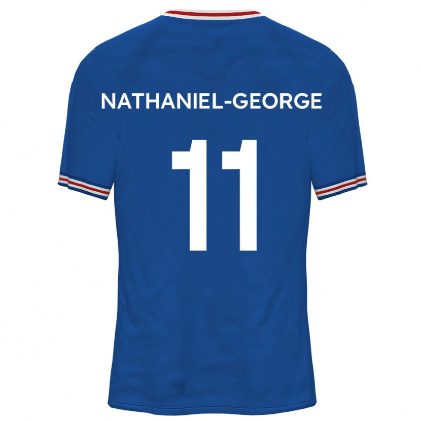 Danxen Men Ashley Nathaniel-George #11 Dodger Blue Away Jersey 2025/26 T-Shirt