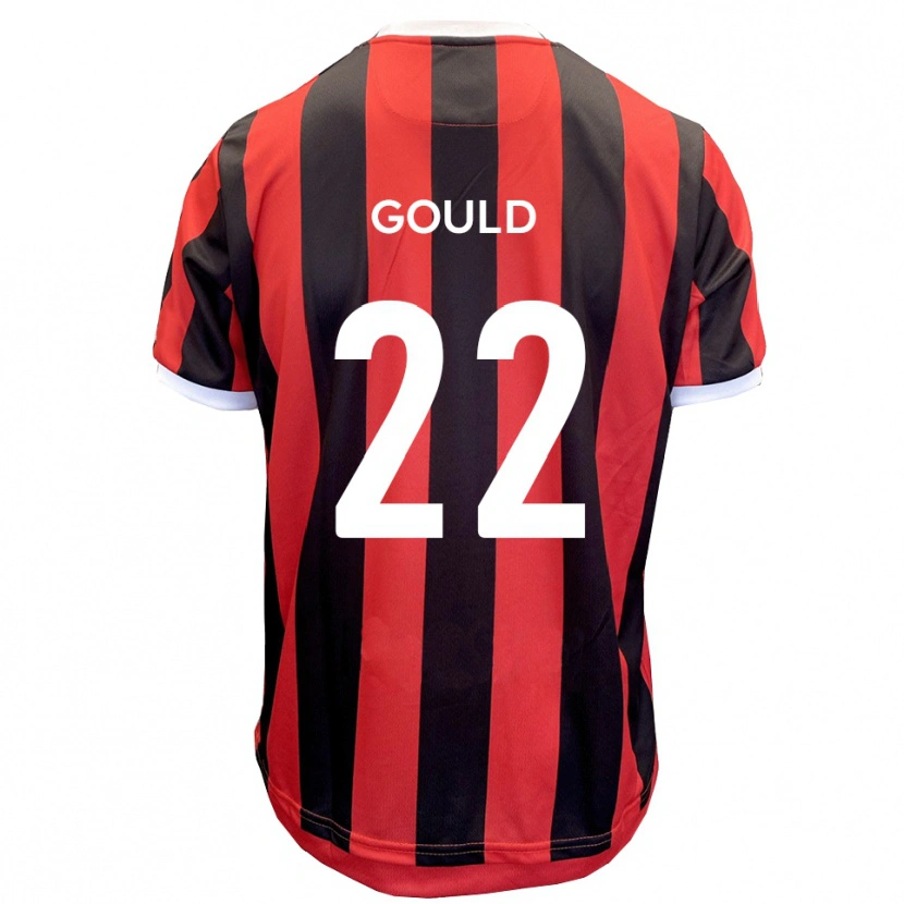 Danxen Men Matt Gould #22 Red Black Away Jersey 2025/26 T-Shirt