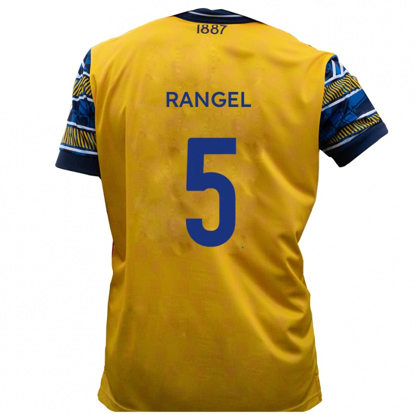 Danxen Men Chris Rangel #5 Yellow Black Away Jersey 2025/26 T-Shirt