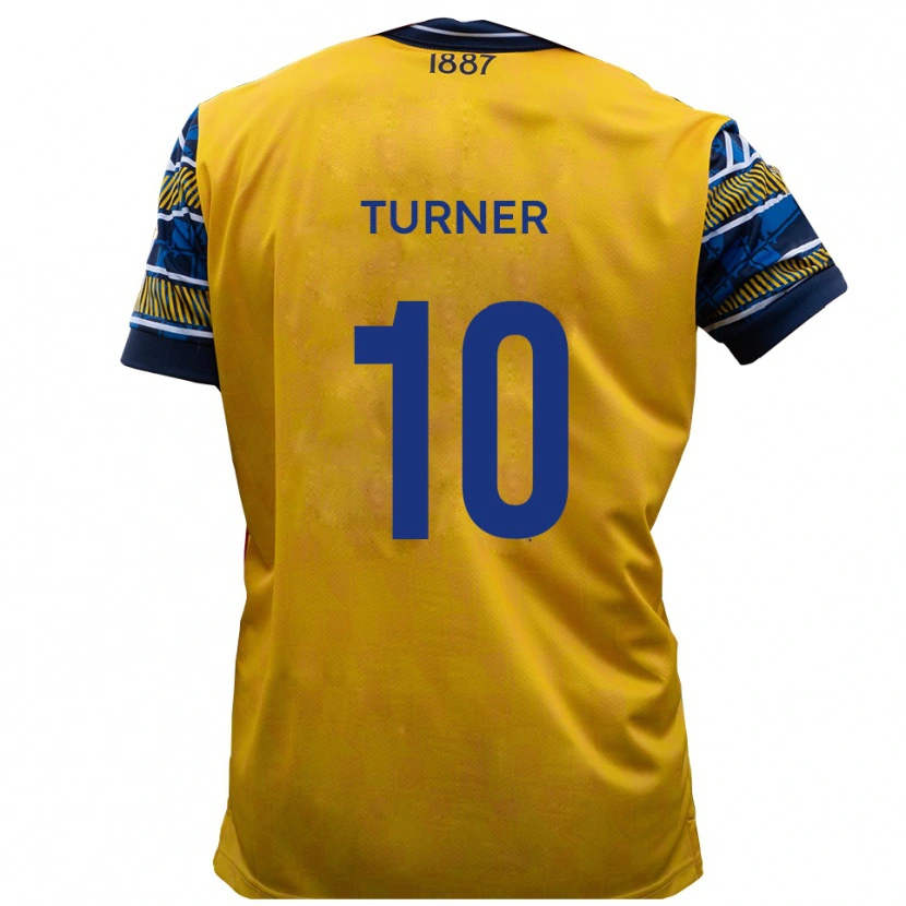 Danxen Men Jack Turner #10 Yellow Black Away Jersey 2025/26 T-Shirt