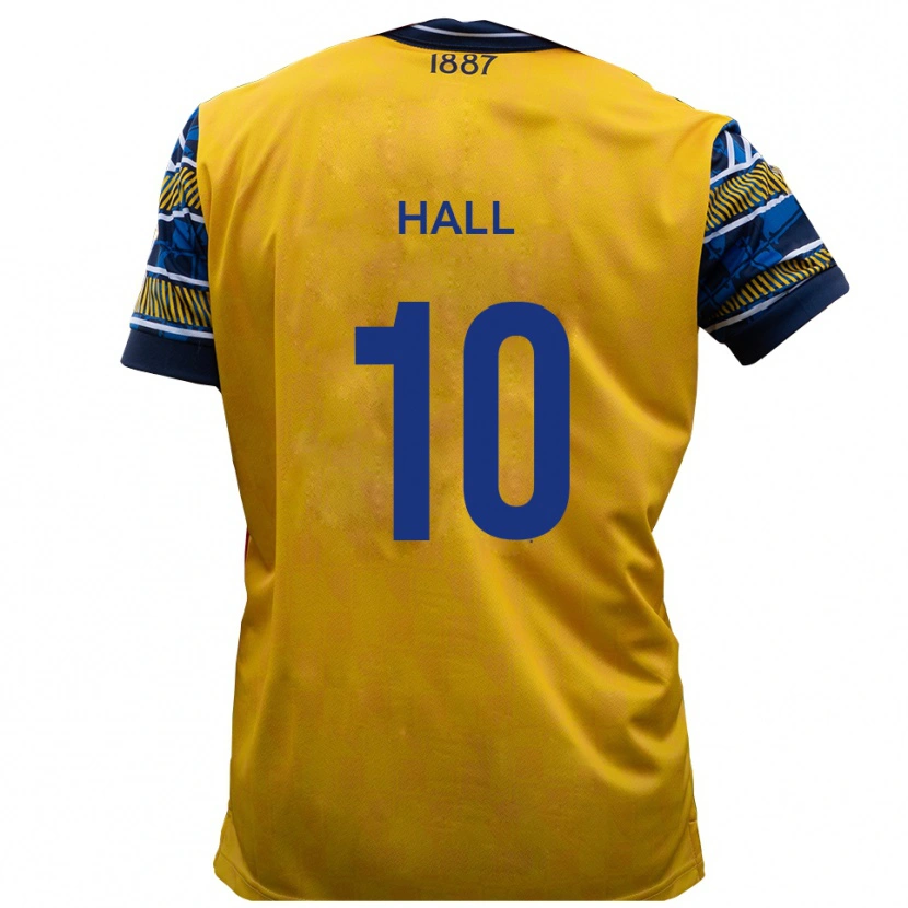 Danxen Men Luke Hall #10 Yellow Black Away Jersey 2025/26 T-Shirt