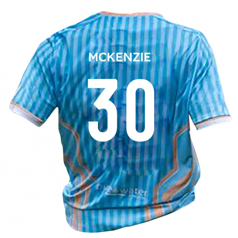 Danxen Men Zach Mckenzie #30 Black Gold Away Jersey 2025/26 T-Shirt