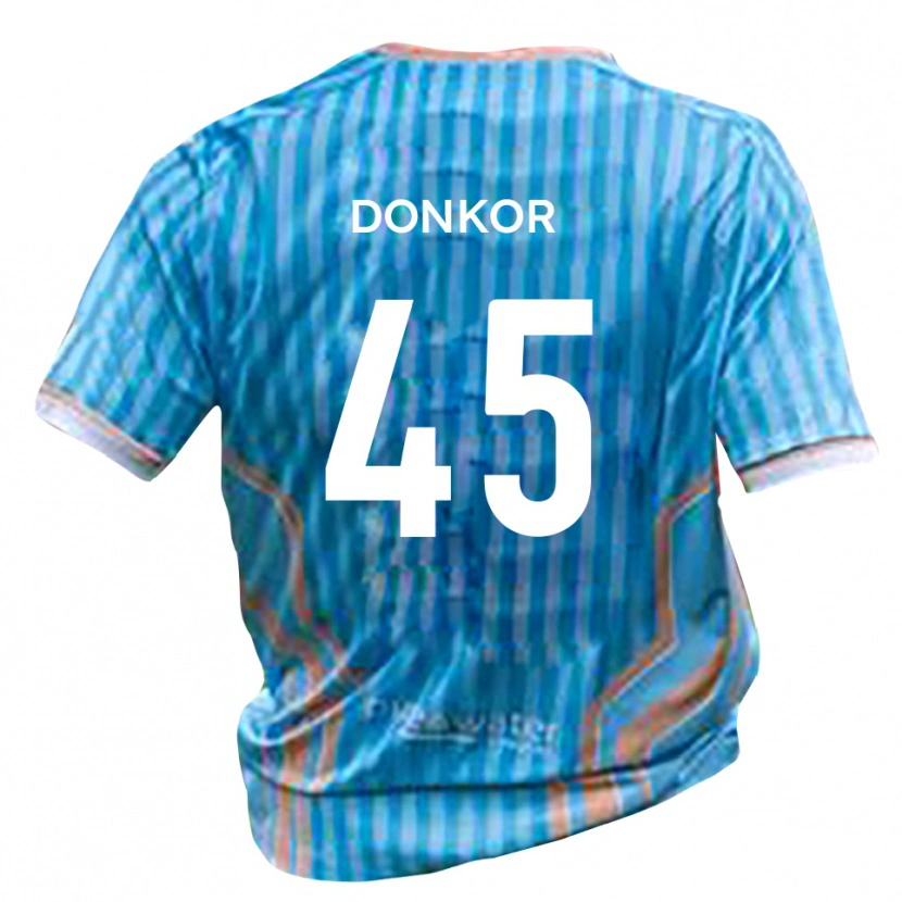 Danxen Men Kwaku Donkor #45 Black Gold Away Jersey 2025/26 T-Shirt