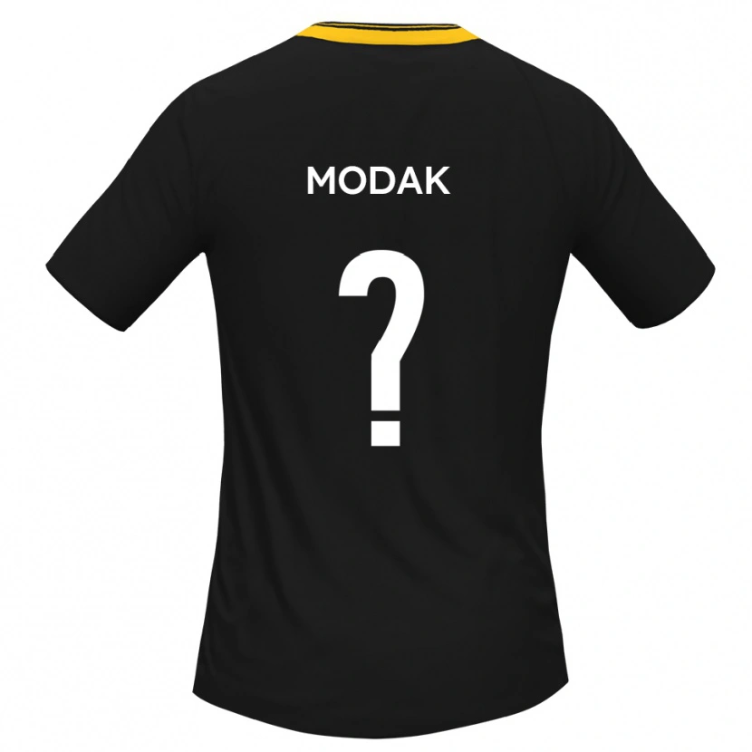 Danxen Men Sophie Modak #0 Black Yellow Away Jersey 2025/26 T-Shirt