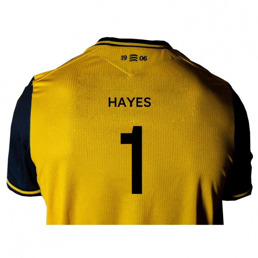 Danxen Men Nick Hayes #1 Yellow Black Away Jersey 2025/26 T-Shirt