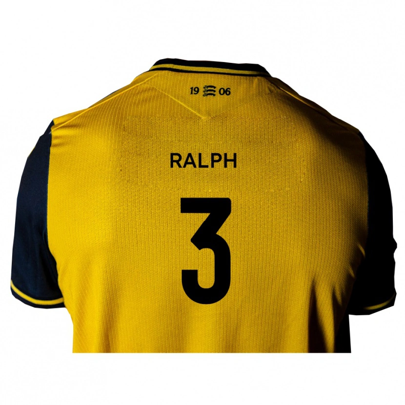 Danxen Men Nathan Ralph #3 Yellow Black Away Jersey 2025/26 T-Shirt