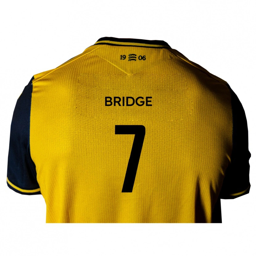 Danxen Men Jack Bridge #7 Yellow Black Away Jersey 2025/26 T-Shirt