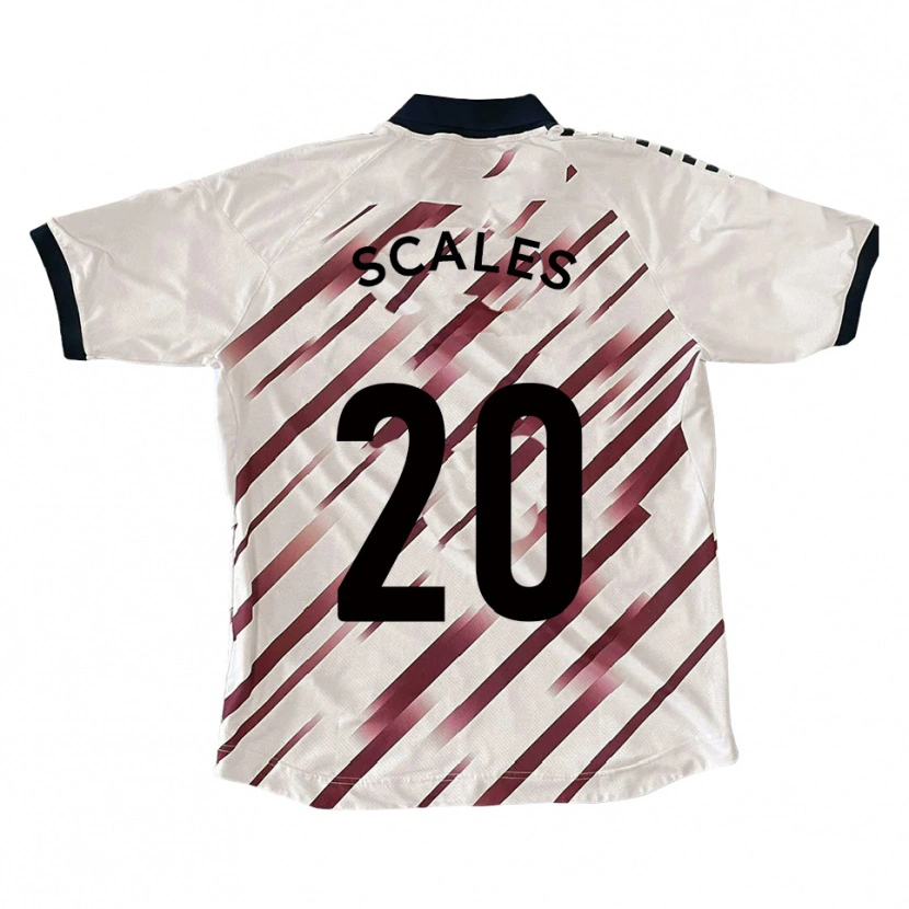 Danxen Men Kian Scales #20 White Red Away Jersey 2025/26 T-Shirt