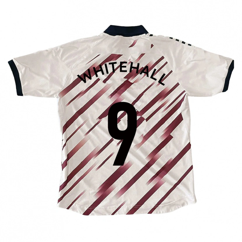 Danxen Men Danny Whitehall #9 White Red Away Jersey 2025/26 T-Shirt