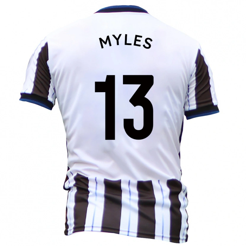 Danxen Men Tom Myles #13 White Black Away Jersey 2025/26 T-Shirt