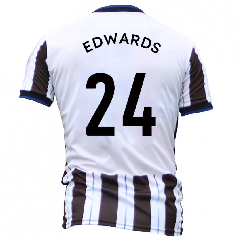 Danxen Men Corey Edwards #24 White Black Away Jersey 2025/26 T-Shirt