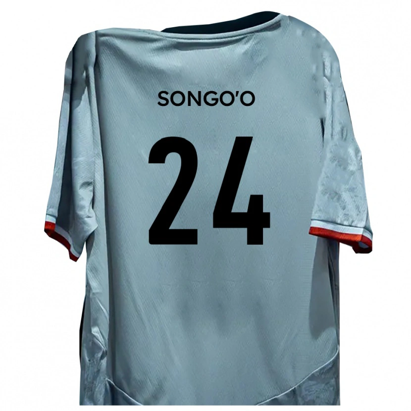 Danxen Men Yann Songo'o #24 White Black Away Jersey 2025/26 T-Shirt