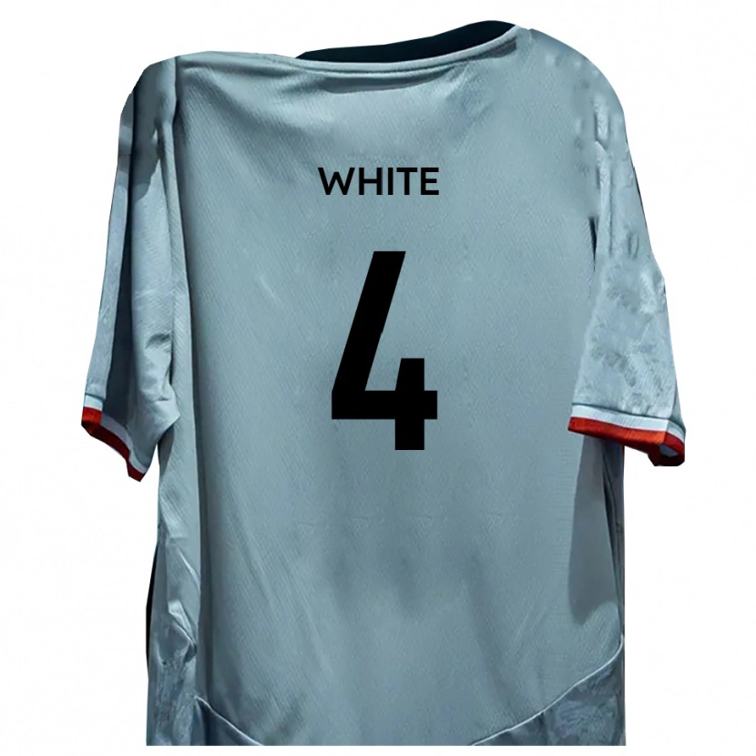 Danxen Men Tom White #4 White Black Away Jersey 2025/26 T-Shirt