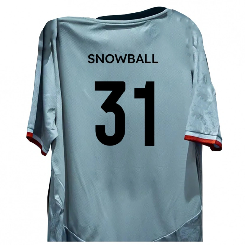 Danxen Men Nathan Snowball #31 White Black Away Jersey 2025/26 T-Shirt