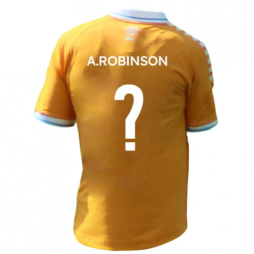 Danxen Men Atalia Robinson #0 Yellow Blue Away Jersey 2025/26 T-Shirt