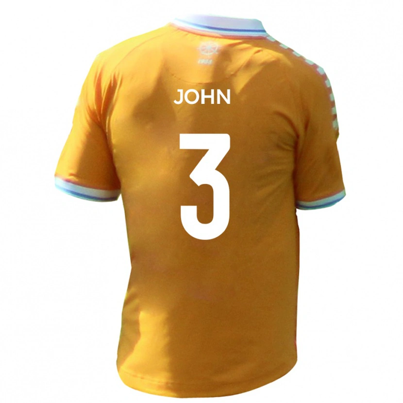 Danxen Men Cameron John #3 Yellow Blue Away Jersey 2025/26 T-Shirt