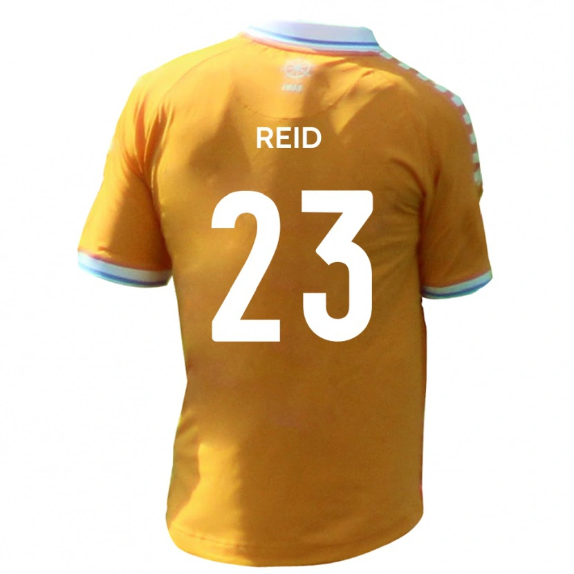 Danxen Men Alex Reid #23 Yellow Blue Away Jersey 2025/26 T-Shirt