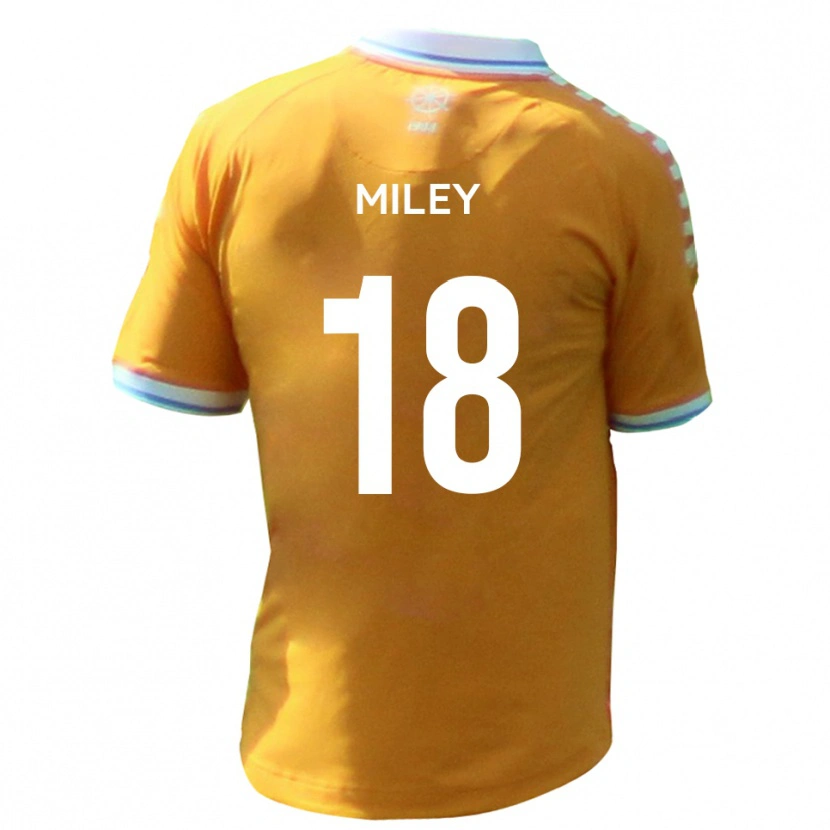 Danxen Men Jamie Miley #18 Yellow Blue Away Jersey 2025/26 T-Shirt