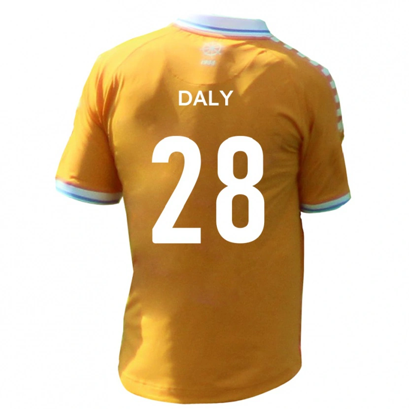 Danxen Men Matty Daly #28 Yellow Blue Away Jersey 2025/26 T-Shirt