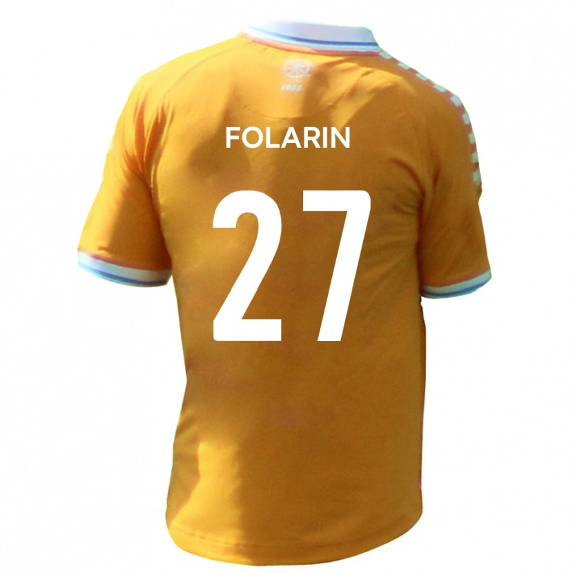 Danxen Men Sam Folarin #27 Yellow Blue Away Jersey 2025/26 T-Shirt
