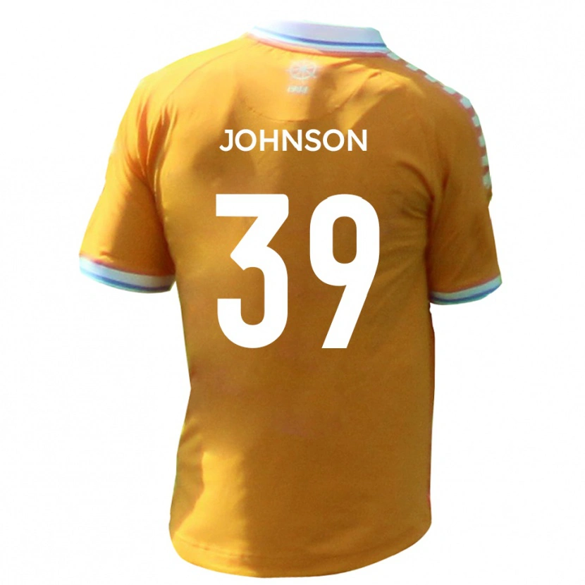 Danxen Men Danny Johnson #39 Yellow Blue Away Jersey 2025/26 T-Shirt