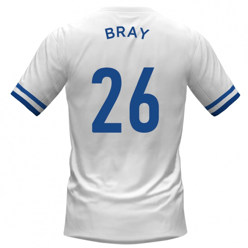 Danxen Men Owen Bray #26 White Blue Away Jersey 2025/26 T-Shirt
