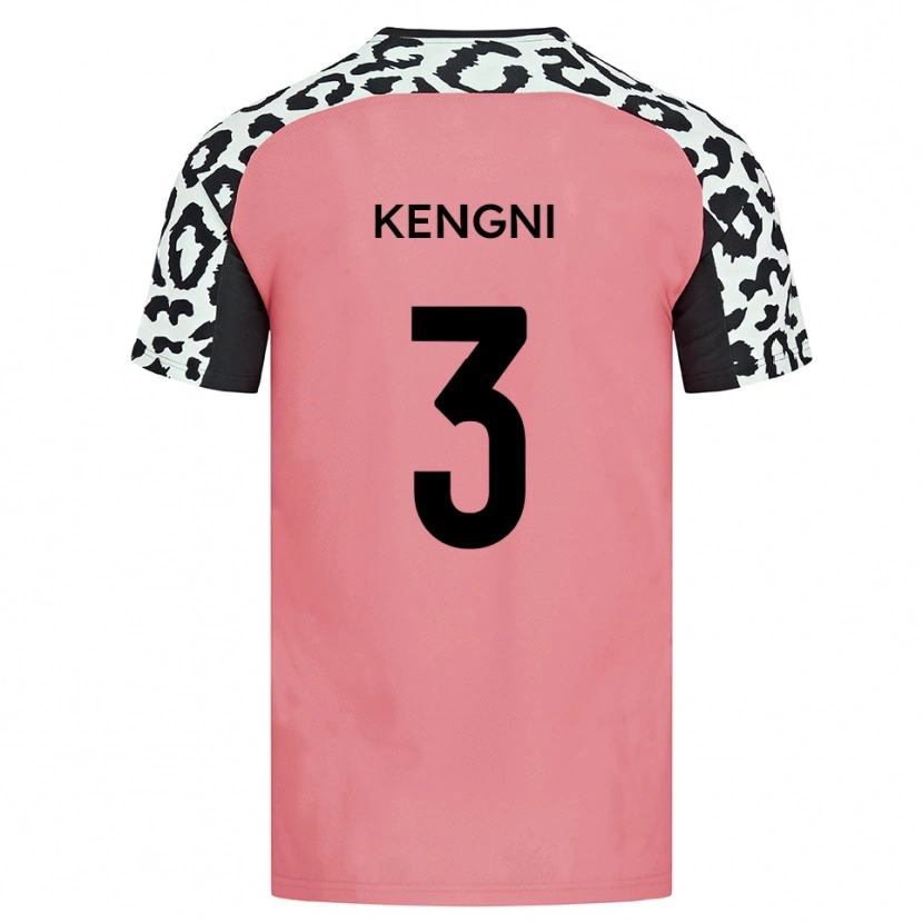 Danxen Men Neil Kengni #3 Pink Black Away Jersey 2025/26 T-Shirt