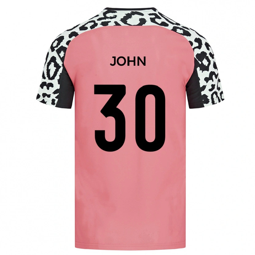 Danxen Men Dylan John #30 Pink Black Away Jersey 2025/26 T-Shirt