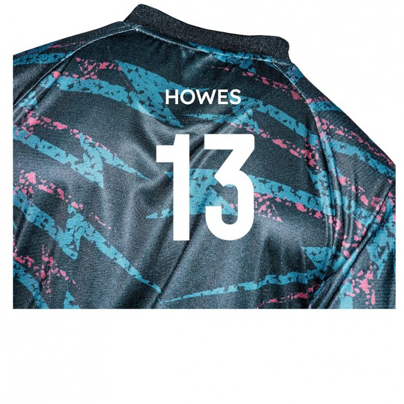 Danxen Men Sam Howes #13 Black Navy Away Jersey 2025/26 T-Shirt