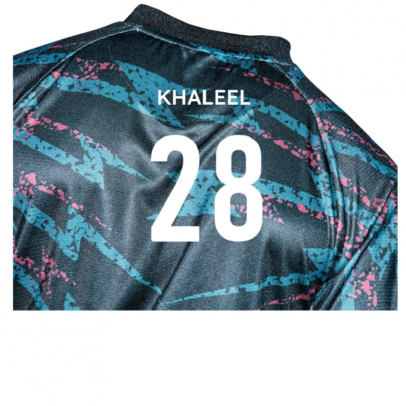 Danxen Men Rafiq Khaleel #28 Black Navy Away Jersey 2025/26 T-Shirt