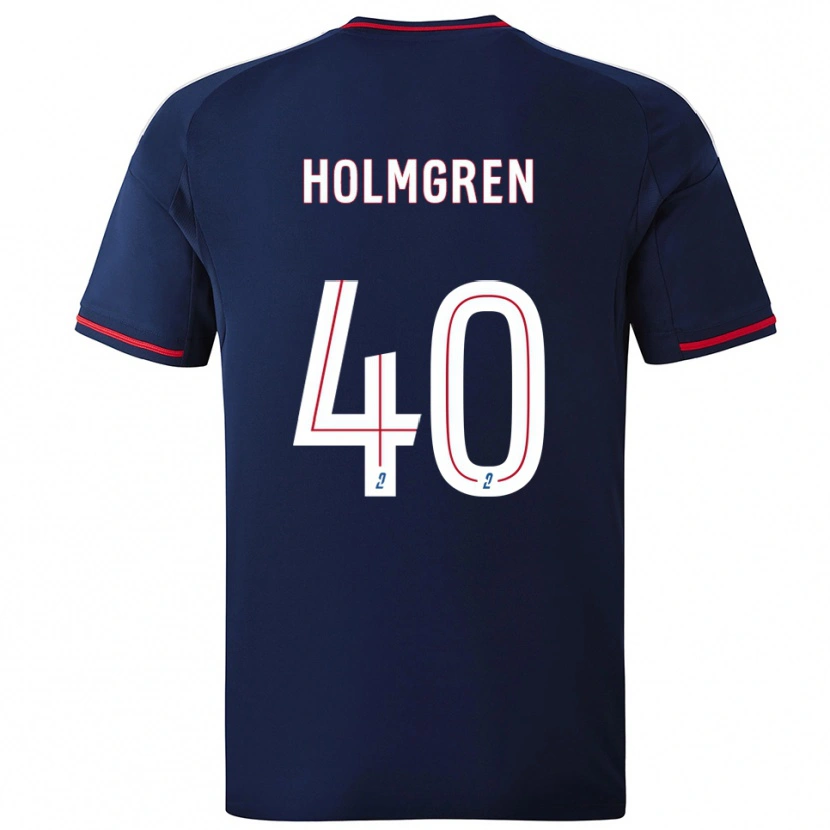 Danxen Men Emma Holmgren #40 Navy Red Away Jersey 2025/26 T-Shirt