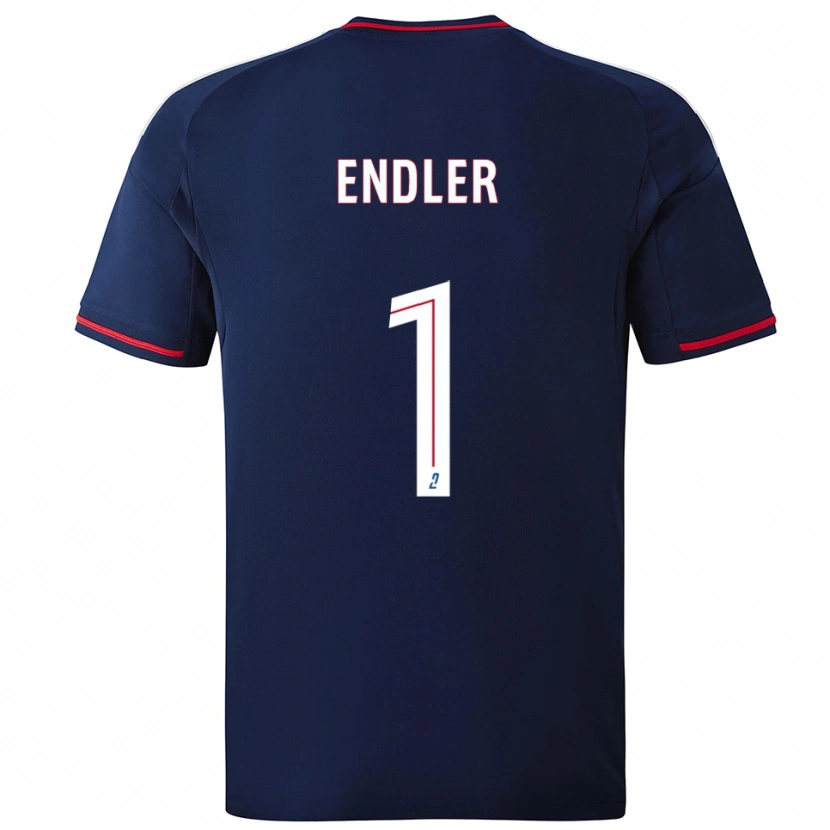 Danxen Men Christiane Endler #1 Navy Red Away Jersey 2025/26 T-Shirt