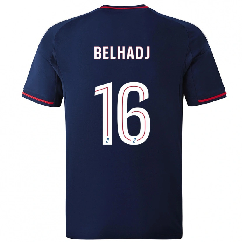 Danxen Men Féerine Belhadj #16 Navy Red Away Jersey 2025/26 T-Shirt