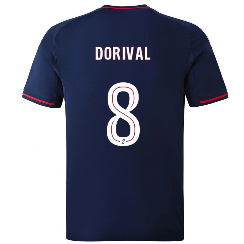 Danxen Men Pierre Dorival #8 Navy Red Away Jersey 2025/26 T-Shirt