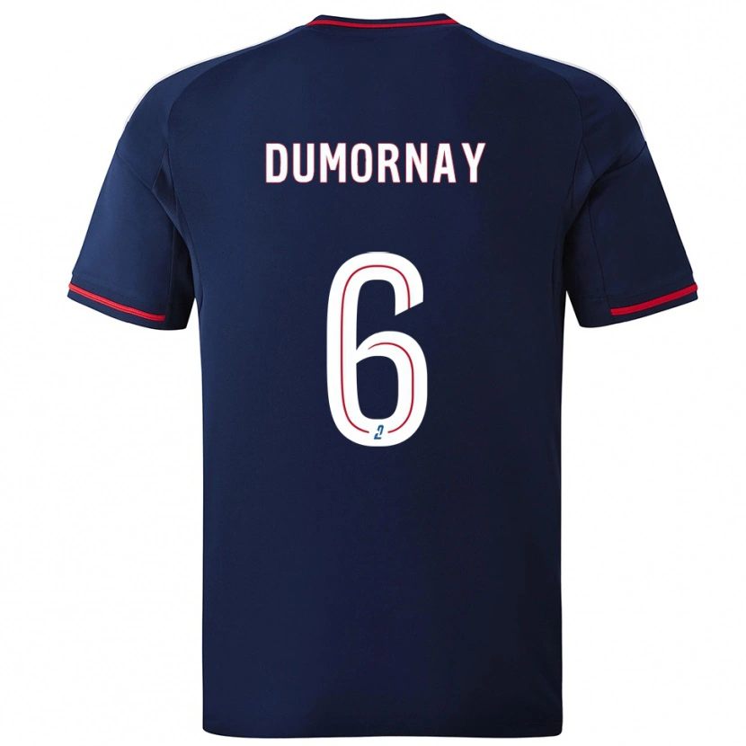 Danxen Men Melchie Dumornay #6 Navy Red Away Jersey 2025/26 T-Shirt