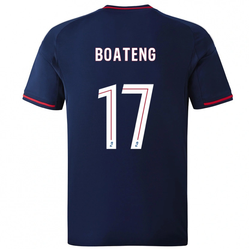 Danxen Men Jerome Boateng #17 Navy Red Away Jersey 2025/26 T-Shirt