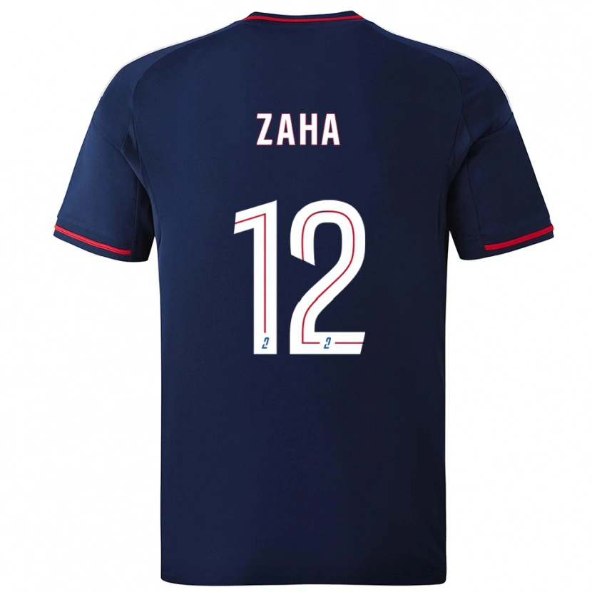 Danxen Men Wilfried Zaha #12 Navy Red Away Jersey 2025/26 T-Shirt