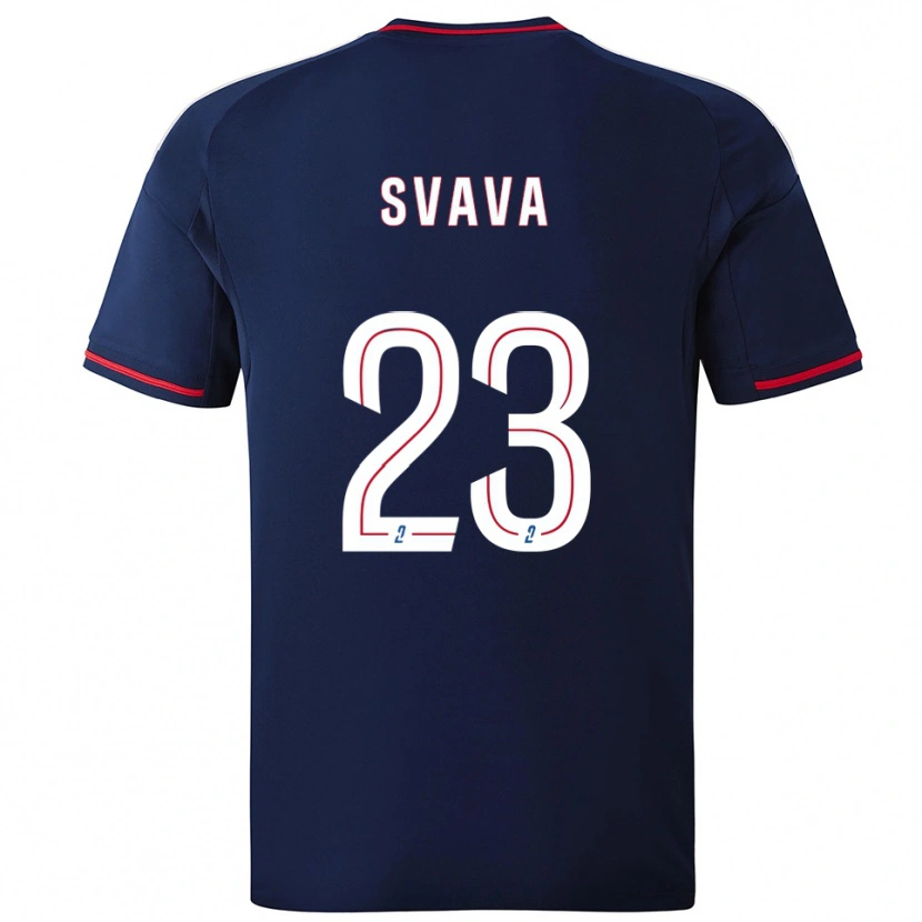 Danxen Men Sofie Svava #23 Navy Red Away Jersey 2025/26 T-Shirt